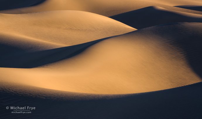 Dune forms, Death Valley NP, CA, USA