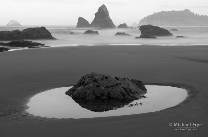 Sea stacks near Trinidad, CA, USA