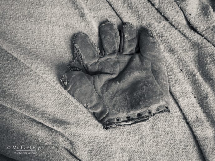 Child's baseball glove, Bodie SHP, CA, USA