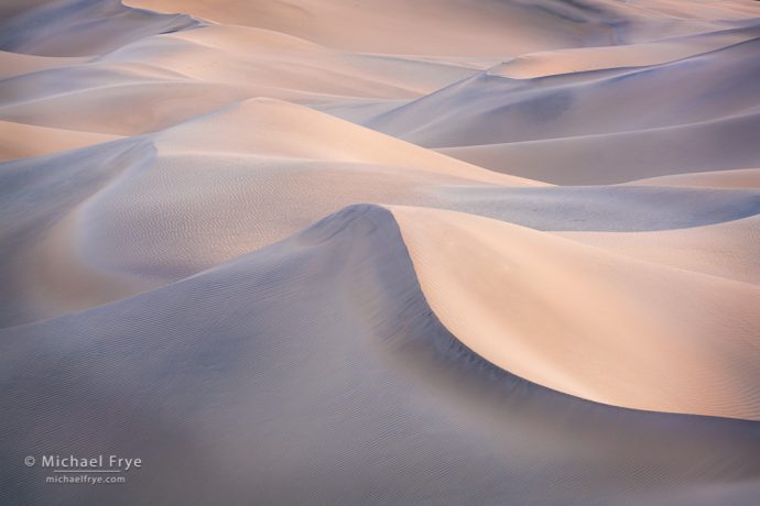 Pastel dunes, Death Valley NP, CA, USA