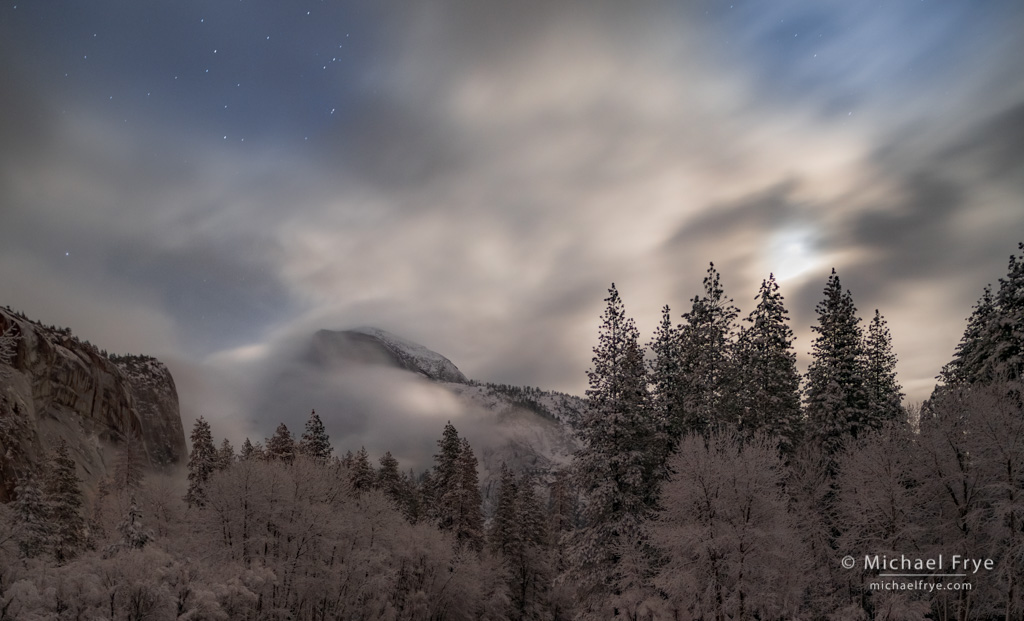 Half Dome by Moonlight