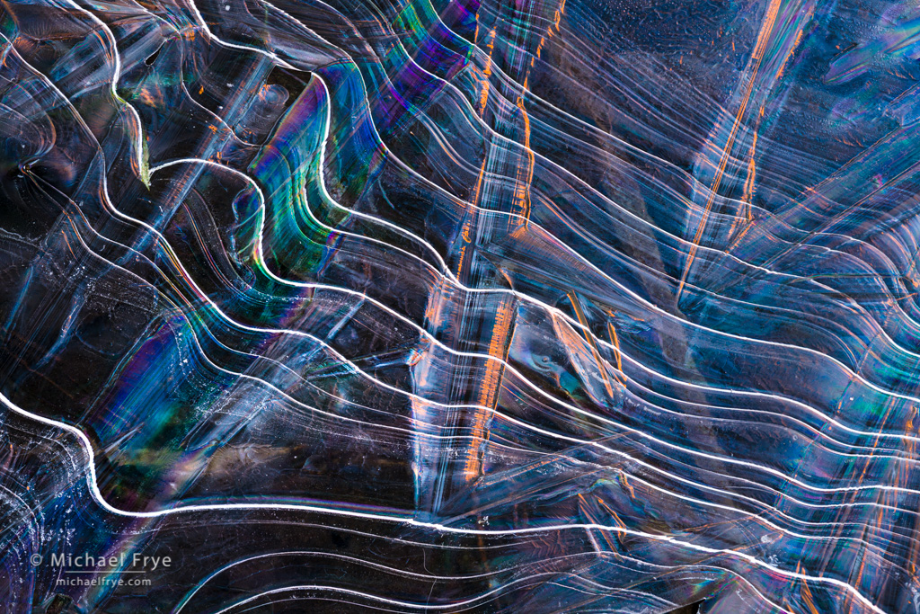 0220-471 Ice and reflections, Yosemite NP, CA, USA