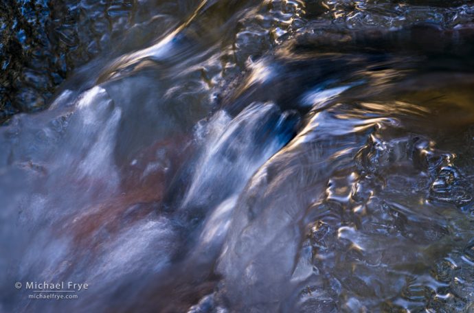 Frozen cascade, Yosemite NP, CA, USA