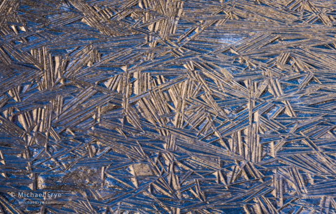 Ice patterns, Yosemite NP, CA, USA