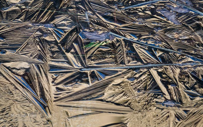 Ice patterns, Yosemite NP, CA, USA