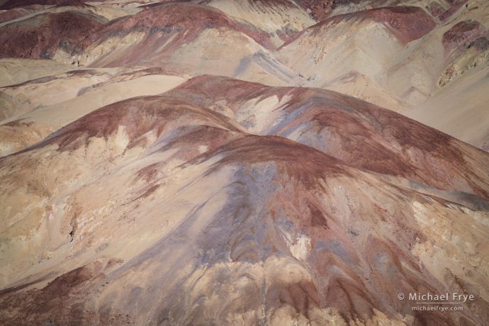 Eroded landforms, Death Valley NP, CA, USA