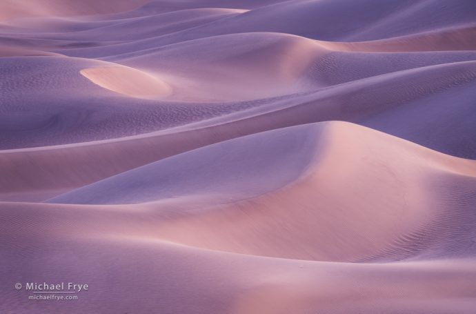 Sand pillows, Death Valley NP, CA, USA