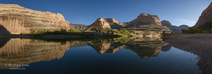 Confluence of the Green and Yampa Rivers, Dinosaur National Monument, Colorado, USA