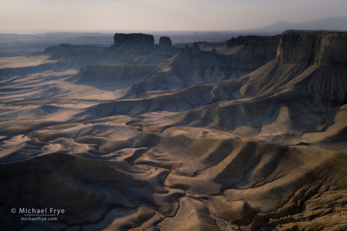 Badlands and buttes, Utah, USA