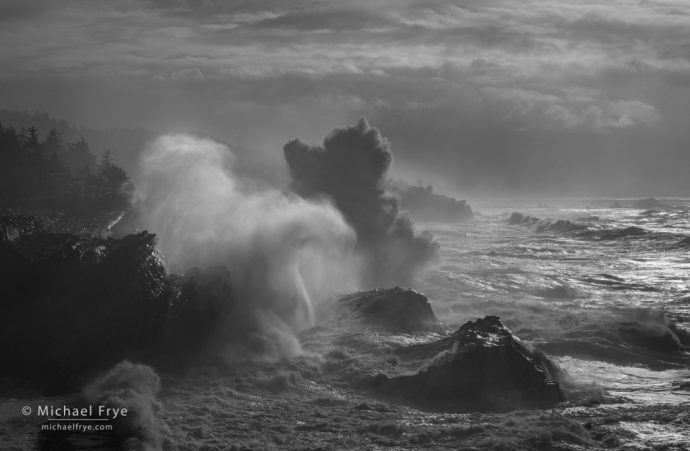 LIght and dark, Oregon Coast, USA