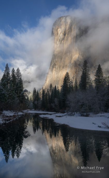 El Capitan during a clearing storm, Yosemite NP, CA, USA