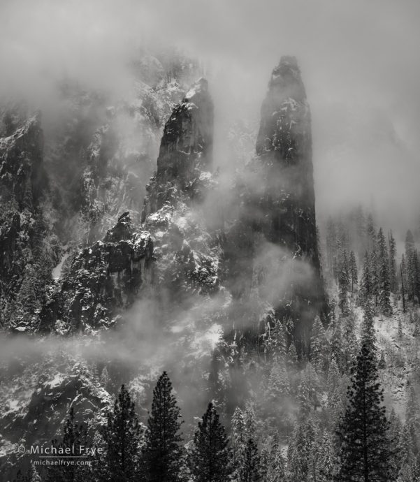 Cathedral Spires, Yosemite NP, CA, USA