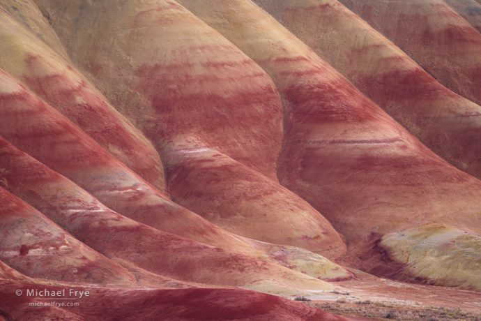 Red and white folds, Oregon badlands