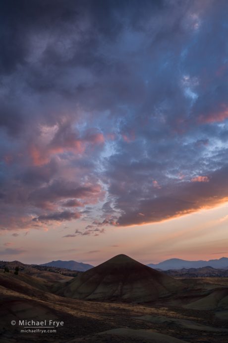 Sunset, Oregon badlands