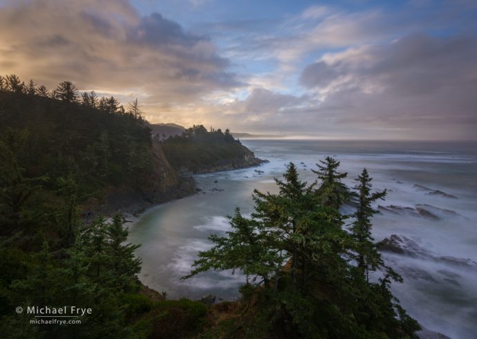 Sunrise along the Oregon Coast, USA