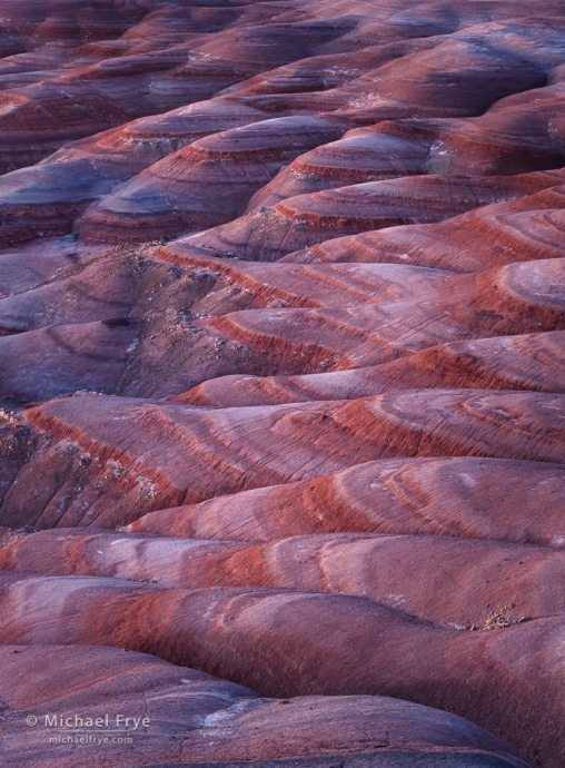 31. Badlands in predawn light, UT, USA