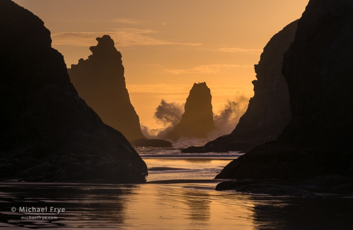 Rock formations, Oregon Coast, USA