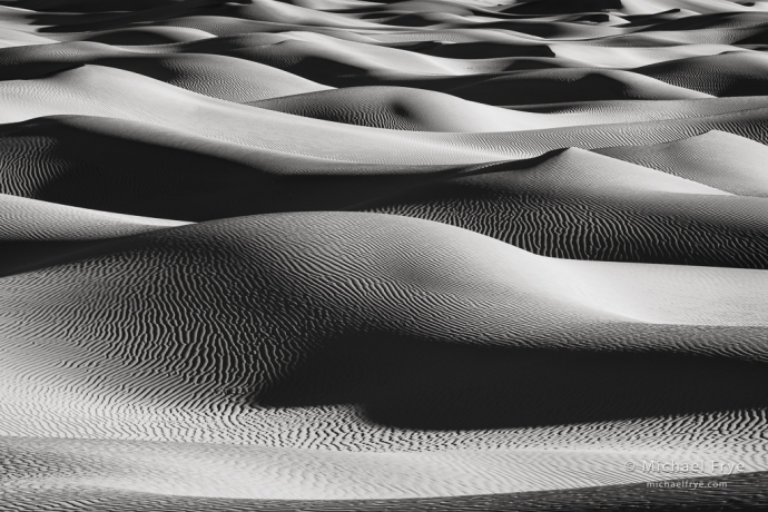 Endless dunes, Death Valley NP, CA, USA