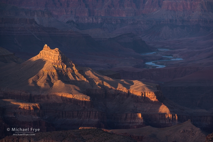 Last light, Grand Canyon NP, AZ, USA
