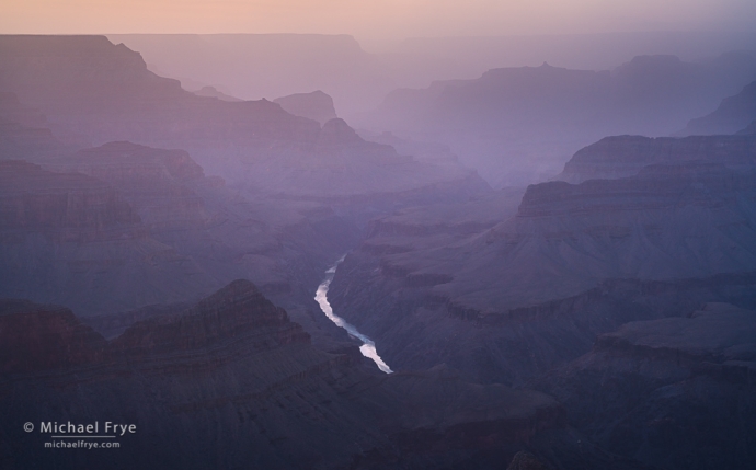 Dust storm, Grand Canyon NP, AZ, USA