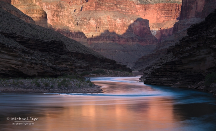 Winding river, Grand Canyon NP, AZ, USA