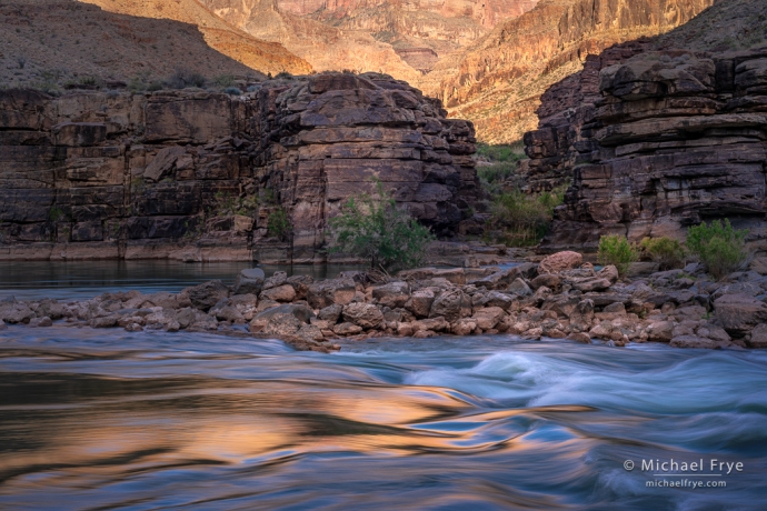 Light, shadows, and reflections, Grand Canyon NP, AZ, USA