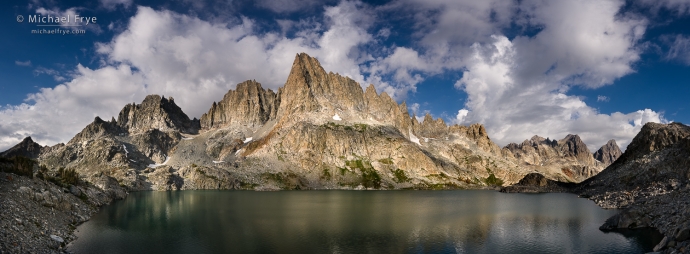 Clouds and peaks, Sierra Nevada, CA, USA