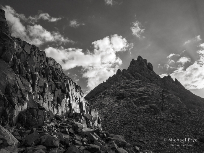 Rocky landscape, Sierra Nevada, CA, USA