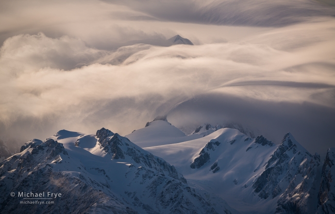 31. Cloud-draped mountains, New Zealand