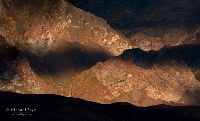 Dappled light, Death Valley NP, CA, USA