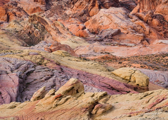 Jumbled sandstone, Valley of Fire SP, NV, USA