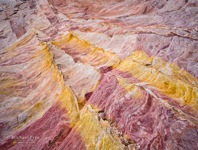 Sandstone ribs, Valley of Fire SP, NV, USA