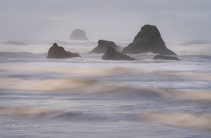 Rocks and waves, Olympic Peninsula, WA, USA