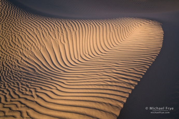 16. Dune design, Death Valley NP, California