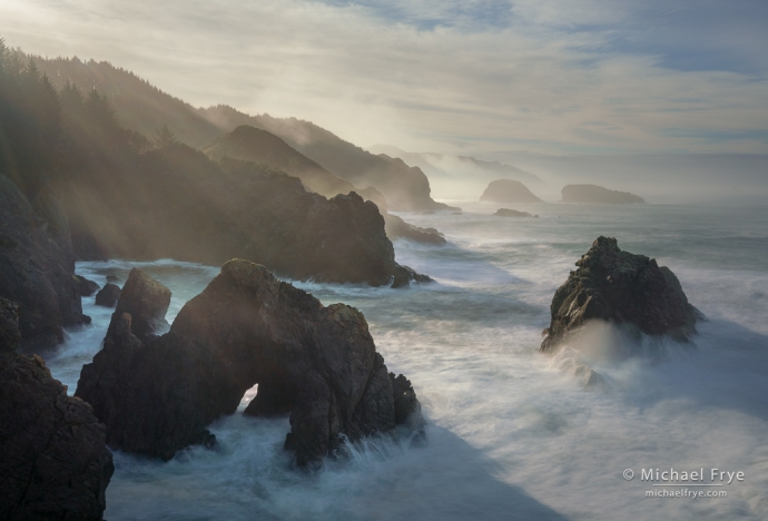 38. Misty morning along the Oregon Coast