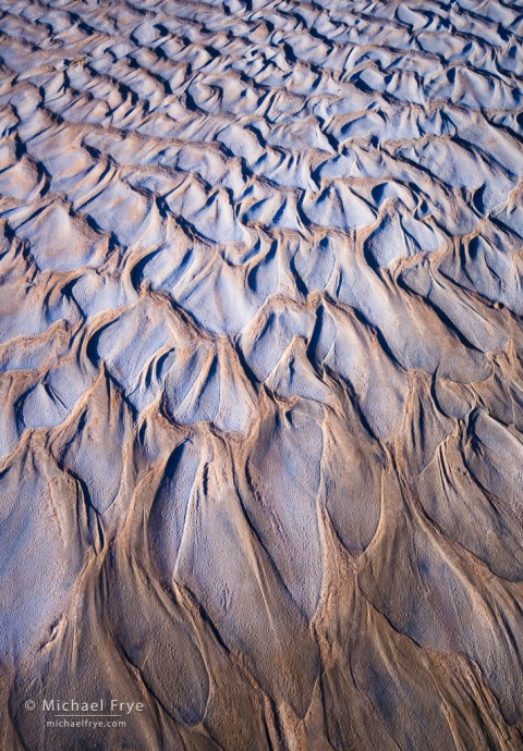 Mud designs, Death Valley NP, CA, USA