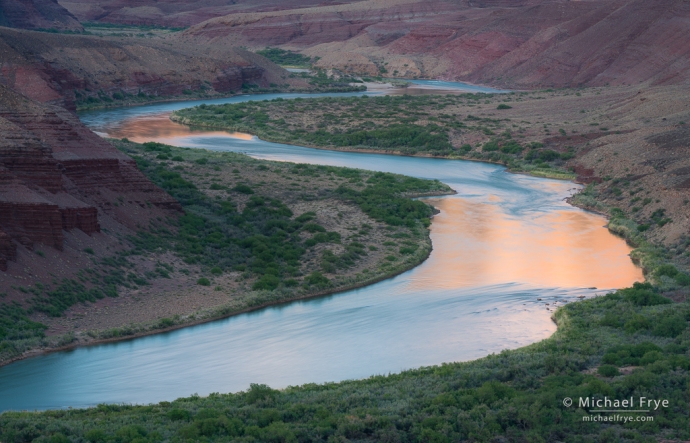 Bends in the Colorado River, Grand Canyon NP, AZ, USA