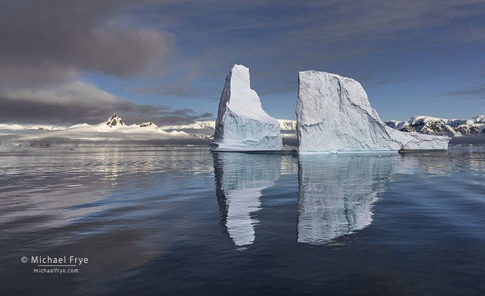 Peaks and icebergs, Antarctica