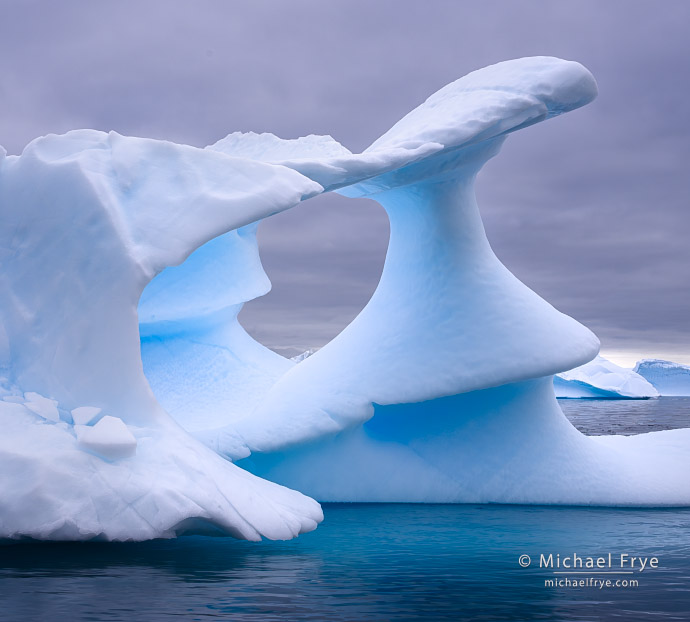 Sculptured ice, Antarctica