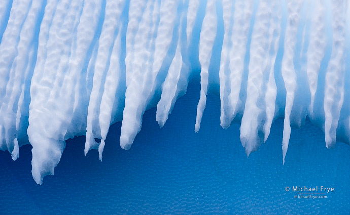 Ice fingers, Antarctica
