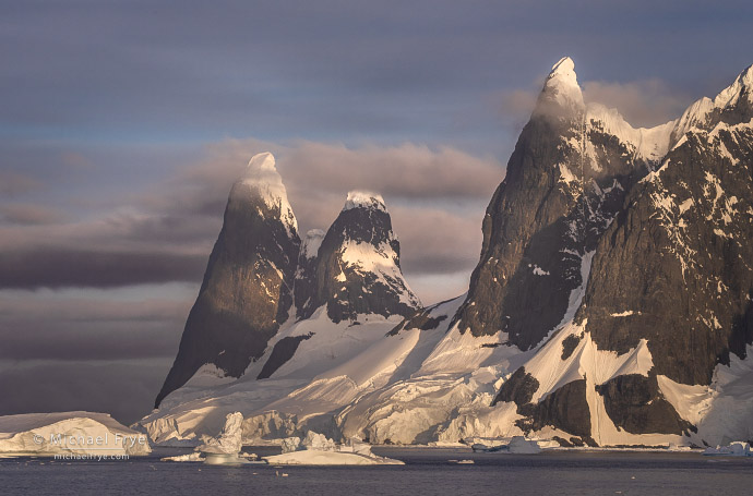 Snow-capped spires, Antarctica